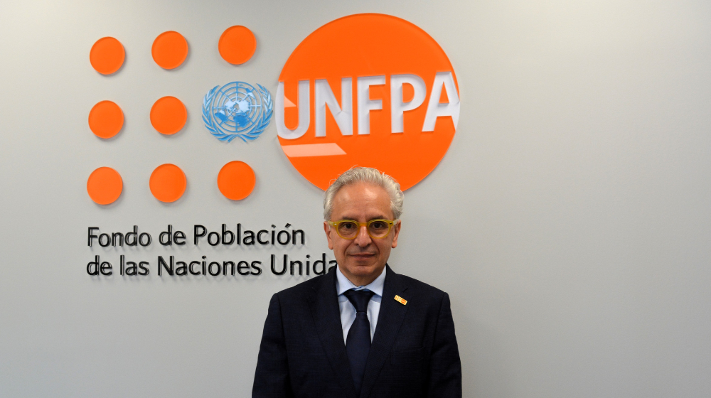 Pablo Salazar Canelos, representante del Unfpa en Bolivia. Foto: Leny Chuquimia / Visión 360