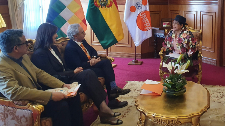 Reunión protocolar entre la Cancillería del Estado Plurinacional de Bolivia y el UNFPA.