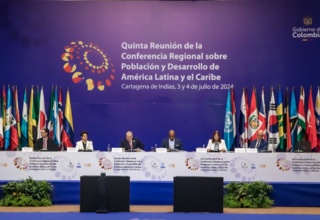 Representantes de los países de América Latina y el Caribe, de organismos regionales e internacionales, academia y sociedad civi