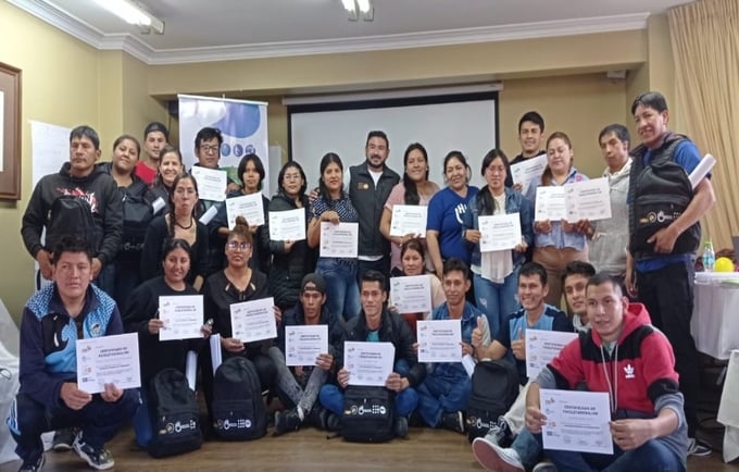 La Federación Boliviana de Sordos ya cuenta con facilitadore/as en educación integral de la sexualidad.