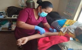 Eveluz Vallejos - enfermera obstetriz en Monteagudo Chuquisaca