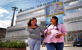 Campaña interagencial para la reducción de la mortalidad moderna - Foto UNFPA Bolivia