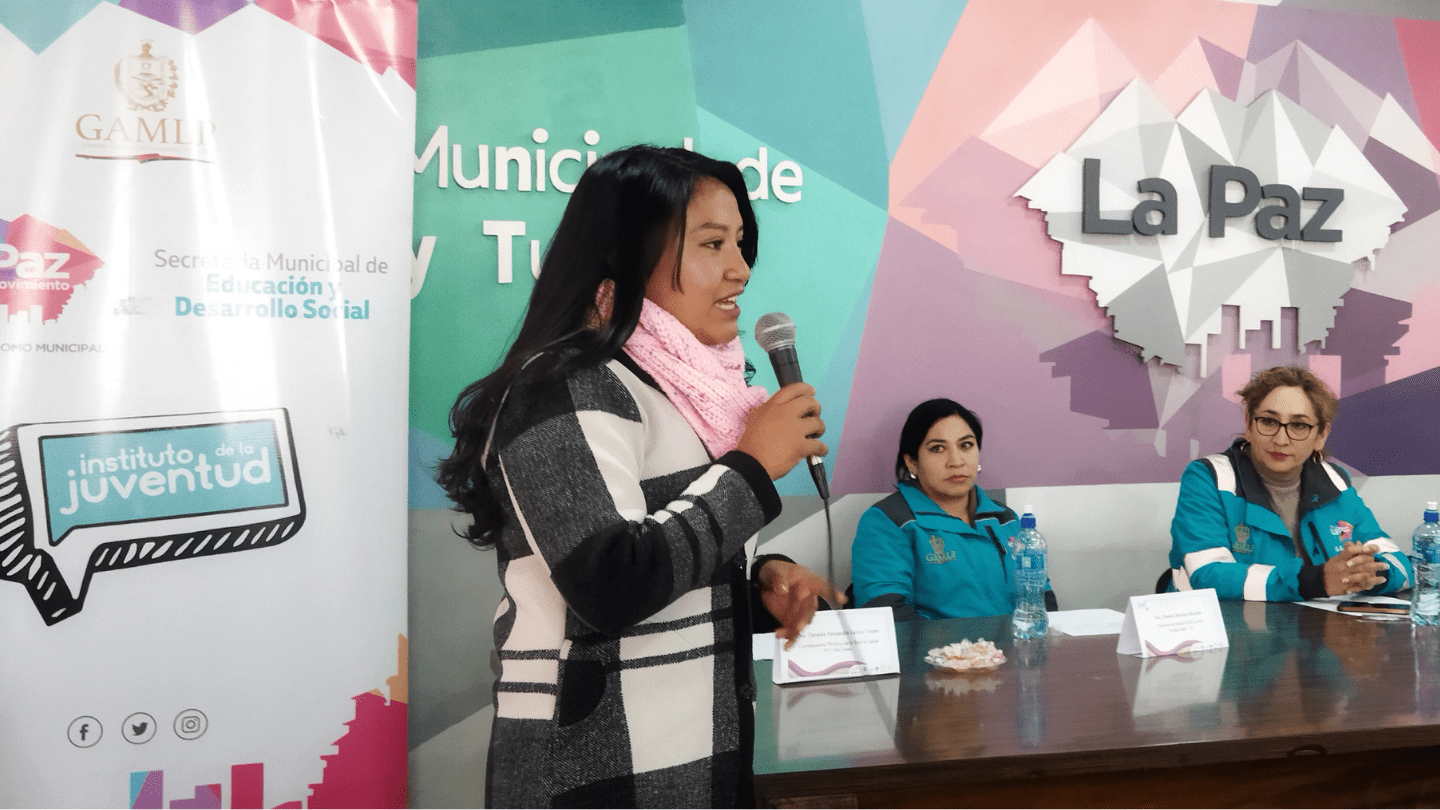 Adolescentes del macrodistrito de Cotahuma, llevaron a cabo el proceso de Gestión Participativa Juvenil en Atención Integral del Adolescente - AIDA.