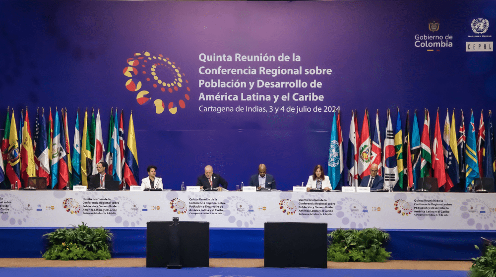 Representantes de los países de América Latina y el Caribe, de organismos regionales e internacionales, academia y sociedad civi