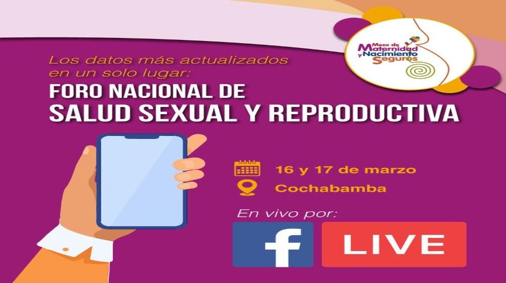Foro Nacional de Salud Sexual y Reproductiva.
