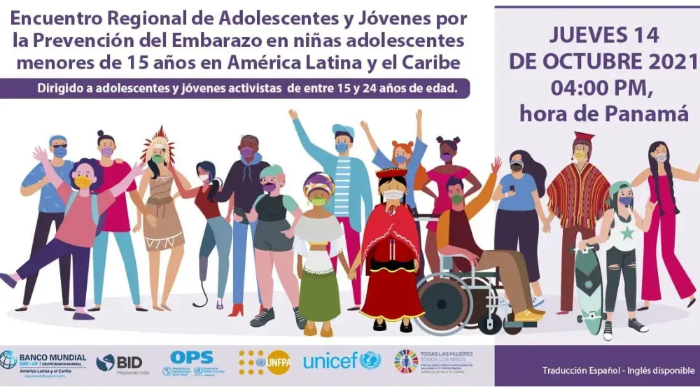 Encuentro Regional de adolescentes y jóvenes por la prevención del embarazo en  menores de 15 años 