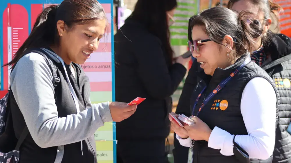 Estudiantes de El Alto se informan en el Día Nacional en Solidaridad con las Víctimas de Agresiones Sexuales y en contra de la Violencia Sexual en Niñas, Niños y Adolescentes      