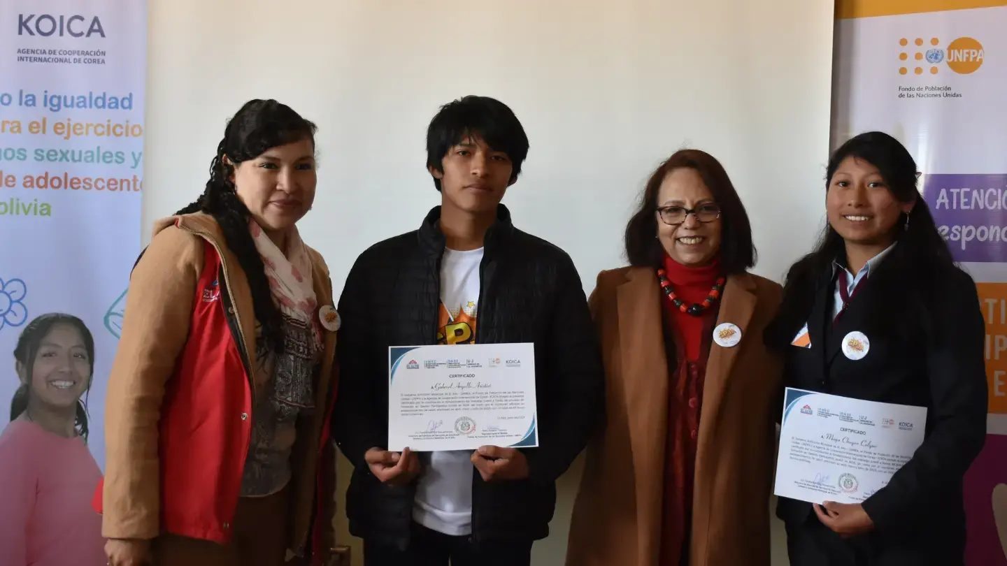 Gestión Participativa Juvenil fortalece la atención integral de adolescentes en El Alto.