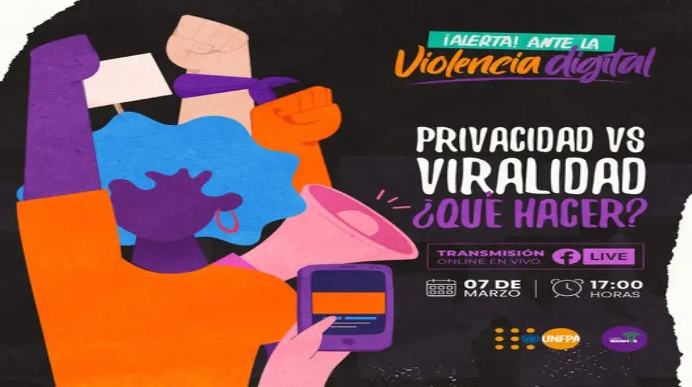 UNFPA y Ciber Warmis organizan webinar “¡Alerta! ante la violencia digital”