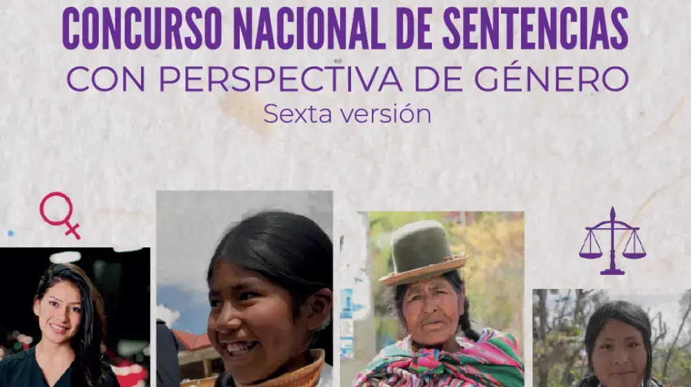 Se lanza el Concurso Nacional de Sentencias con Perspectiva de Género en su sexta versión