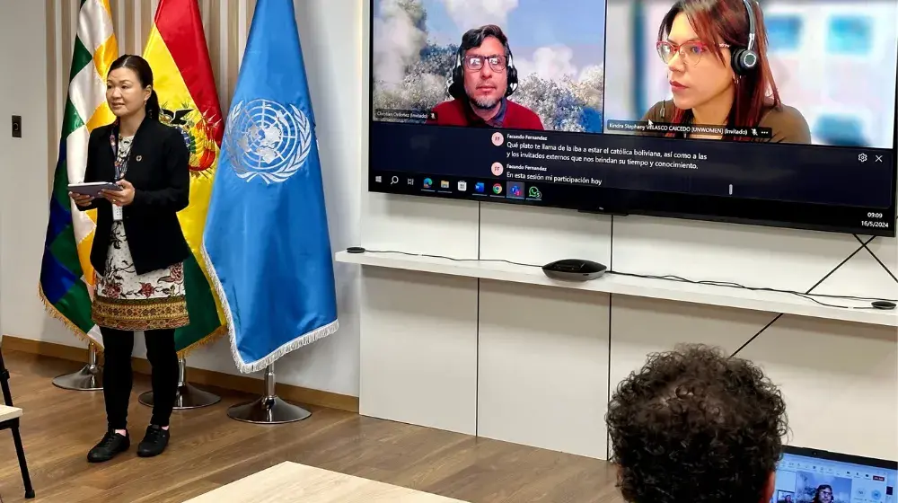 Rinko Kinoshita, Representante de UNFPA en Bolivia destaca el valor de la inclusión de personas con discapacidad