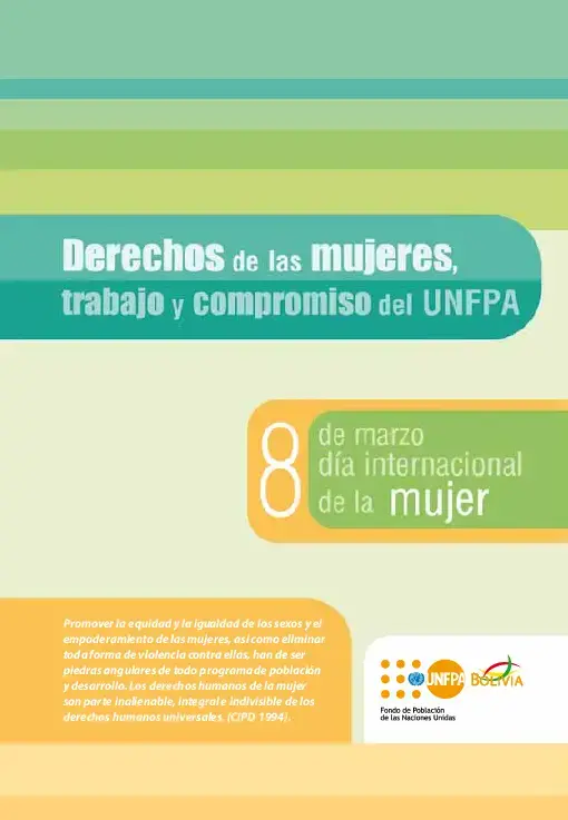 Derechos de las mujeres, trabajo y compromiso del UNFPA