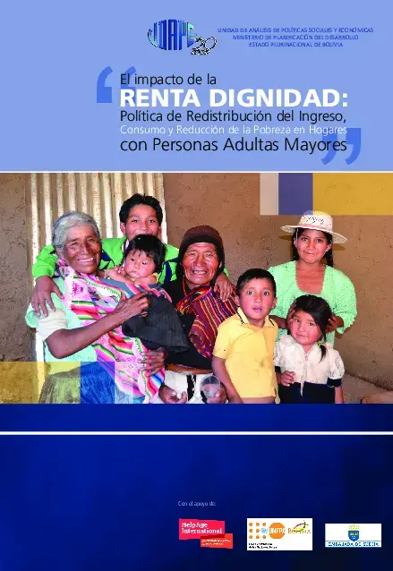 El impacto de la Renta Dignidad: Política de redistribución del Ingreso, Consumo y Reducción de la Pobreza en Hogares con Personas Adultas Mayores