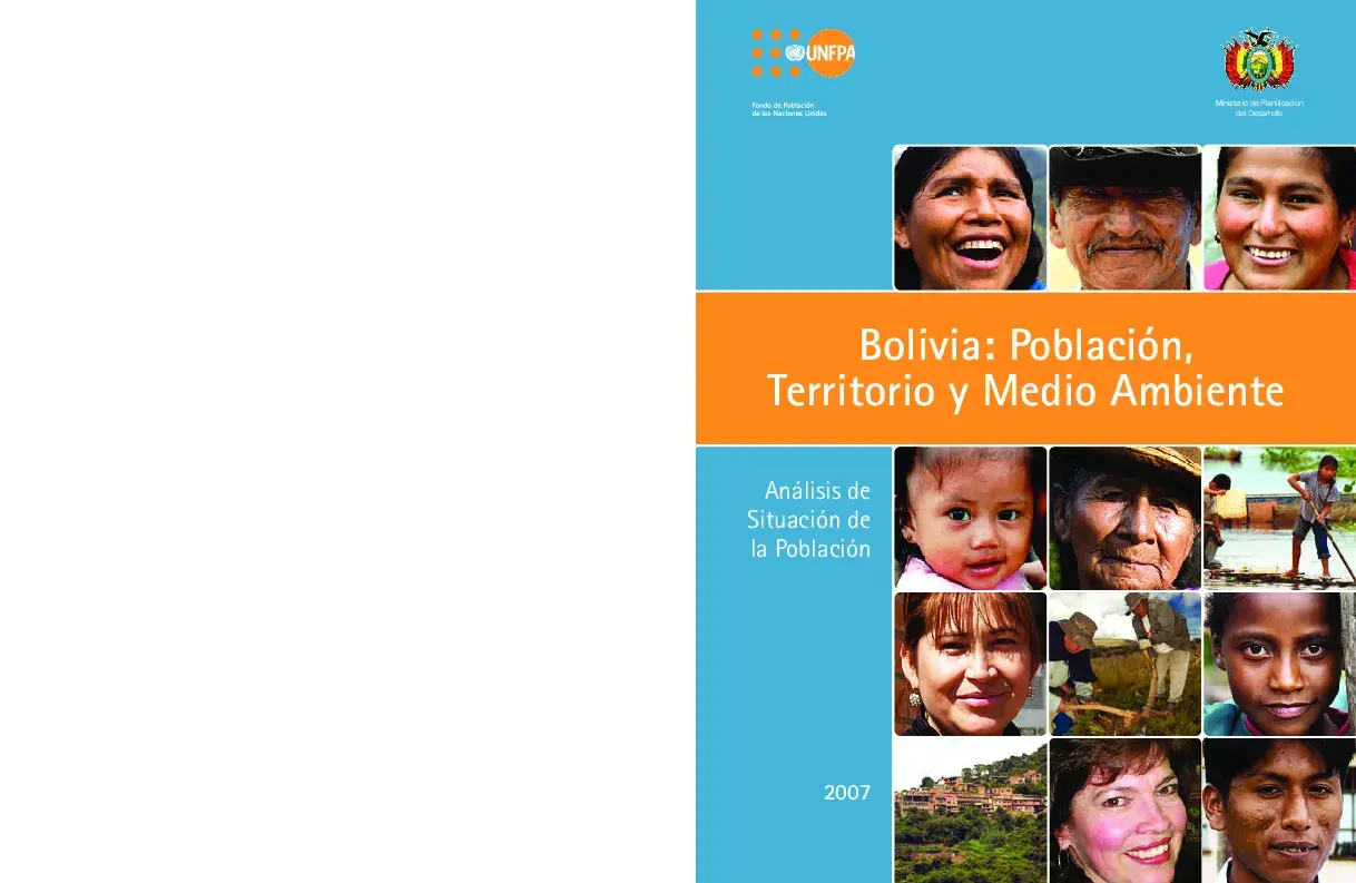 Bolivia: Población, Territorio y Medio Ambiente - Análisis de Situación de la Población