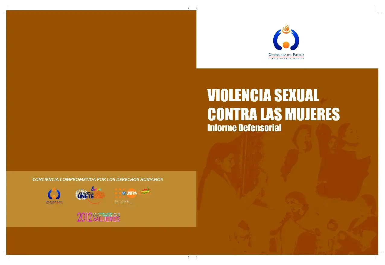 Violencia Sexual Contra las Mujeres. Informe Defensorial -2012