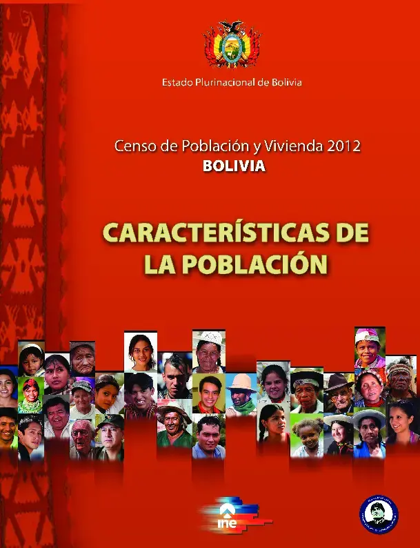 Características de la Población - Censo de Población y Vivienda 2012 Bolivia